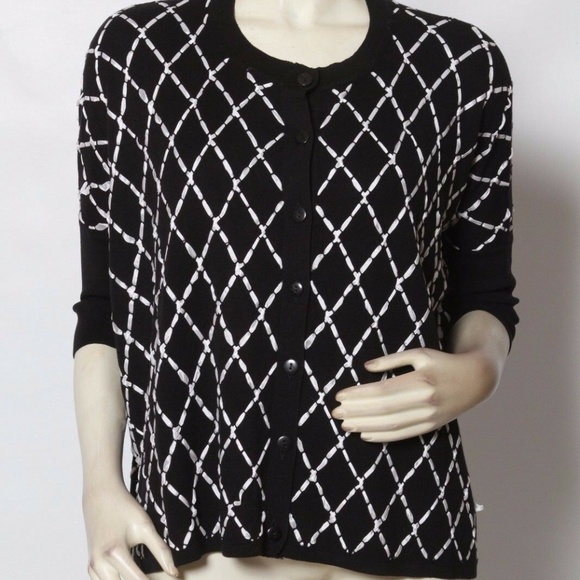 Rondina ribbon embroidered cardigan XS - Picture 1 of 3